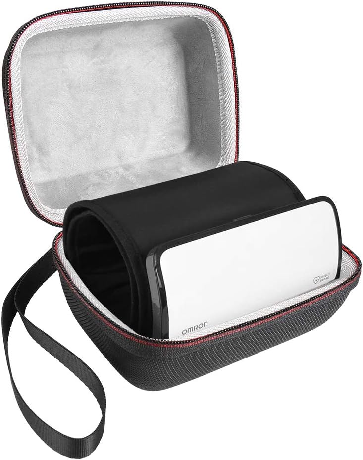 LuckyNV Carrying Case for Omron Evolv Bluetooth Wireless Upper Arm Blood Pressure Monitor - Travel Storage Bag