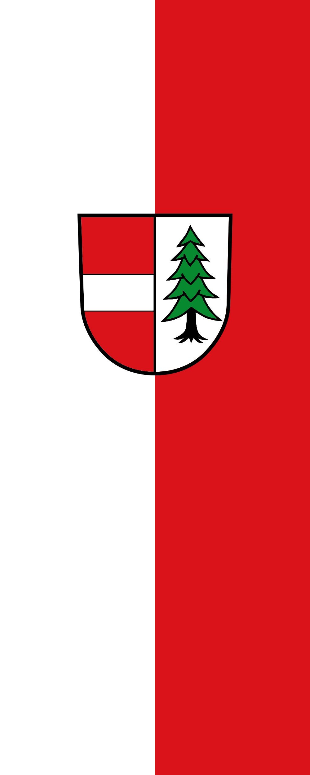Drapeau Weilheim pour mât vertical pavoisement extérieur 3.5m²