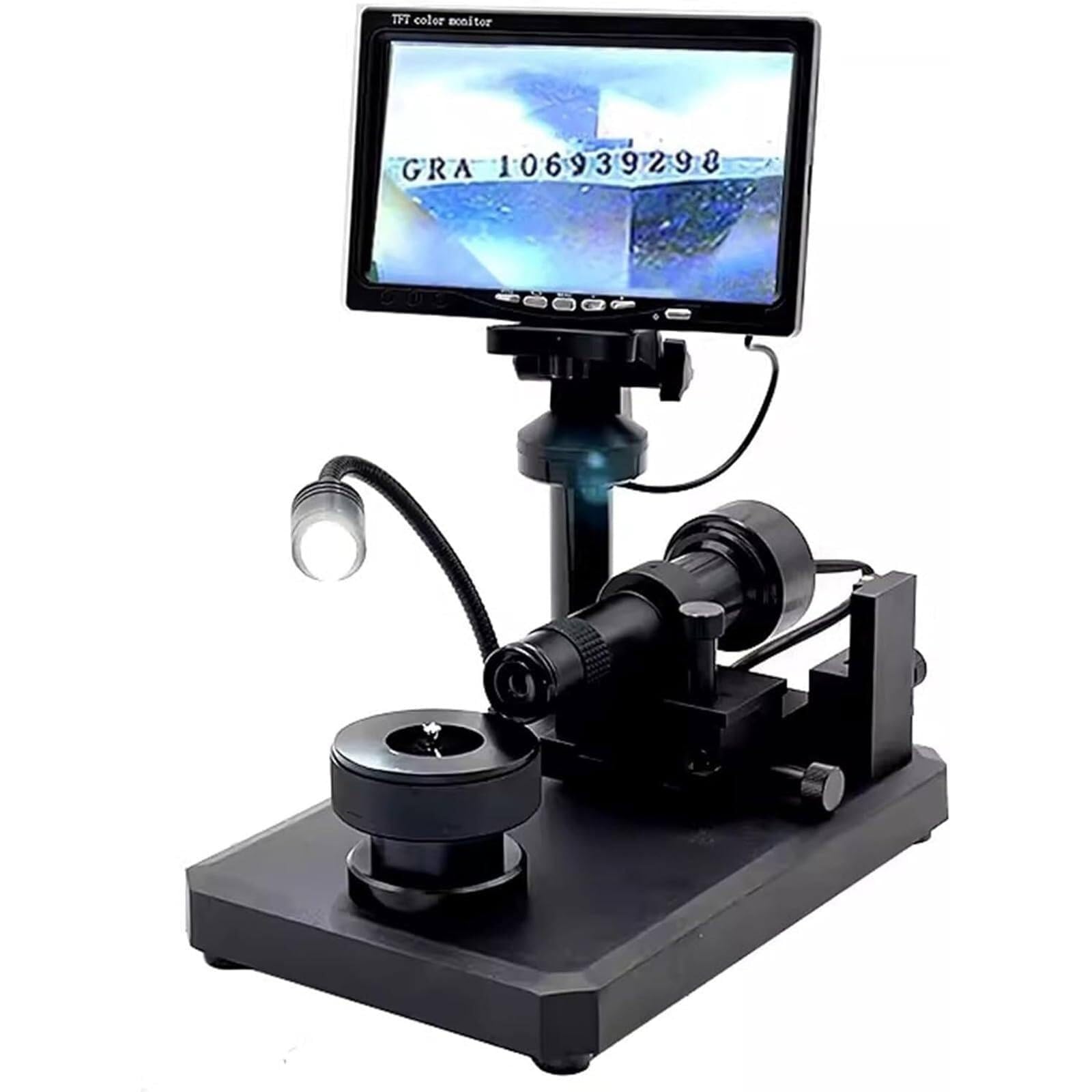 Visionneuse de ceinture de diamant à écran LED pour atelier de bijouterie