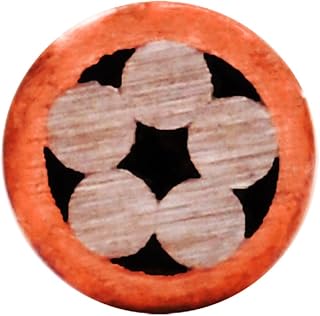 1/8" Diameter Mosaic Pin (Copper-Silver-Black) - Texas Knifemakers Supply
