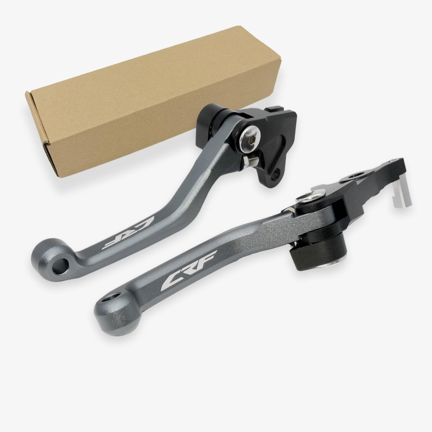 Pivot Brake Clutch Levers Replacement for Honda CRF250L 12-23｜CRF300L/Rally 2021-2024 ｜CRF250M 13-17 | CRF250 Rally 17-23 CRF 250 300 L Motorcycle Accessories Dirt Bike Handles (Grey)