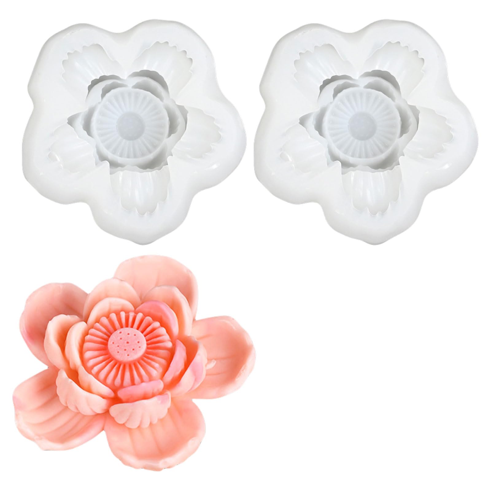 Xinsheinelry Flower Cake Dessert Creation Molds Sturdy Silicone Flower for Cakes and Chocolates Practical Dessert Festival Celebration Bakewares
