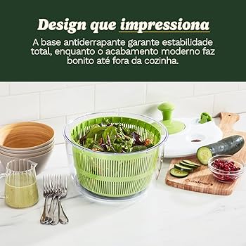 Amazon.com: Cuisinart Large Spin Stop Salad Spinner- Wash