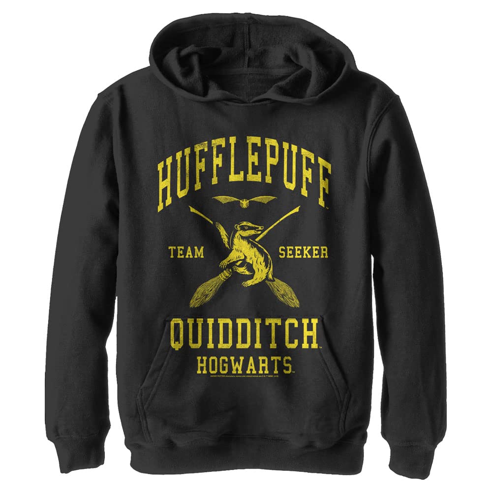 Harry Potter and The Deathly Hallows Hufflepuff Quidditch Seeker - Sudadera con Capucha para jóvenes Sudadera con capuchaUnisex Niños