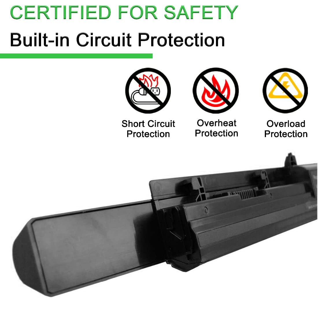 XITAIAN 14.4V 5200mAh GRNX5 Kompatybilny z Bateria Zamiennik do Dell 50TKN 7W5X0 7W5X09C 93G7X GRNX5 NF52T P09S P09S001 V9TYF XXDG0 0NF52T 0V9TYF 0XXDG0
