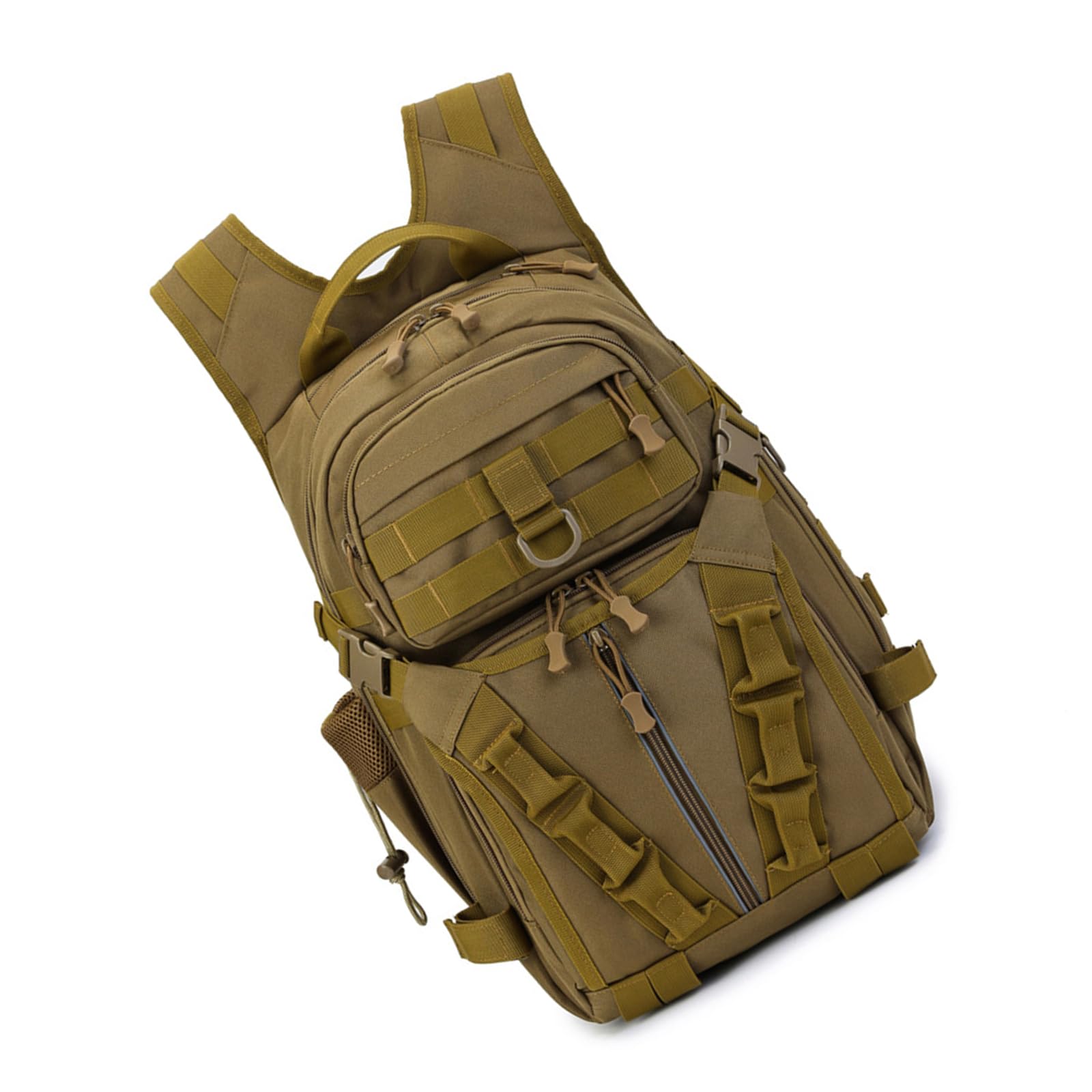 Angelrucksack mit großer Kapazität, Taktische Camping Reise Schultertasche für Outdoor Camping und Wanderausrüstung