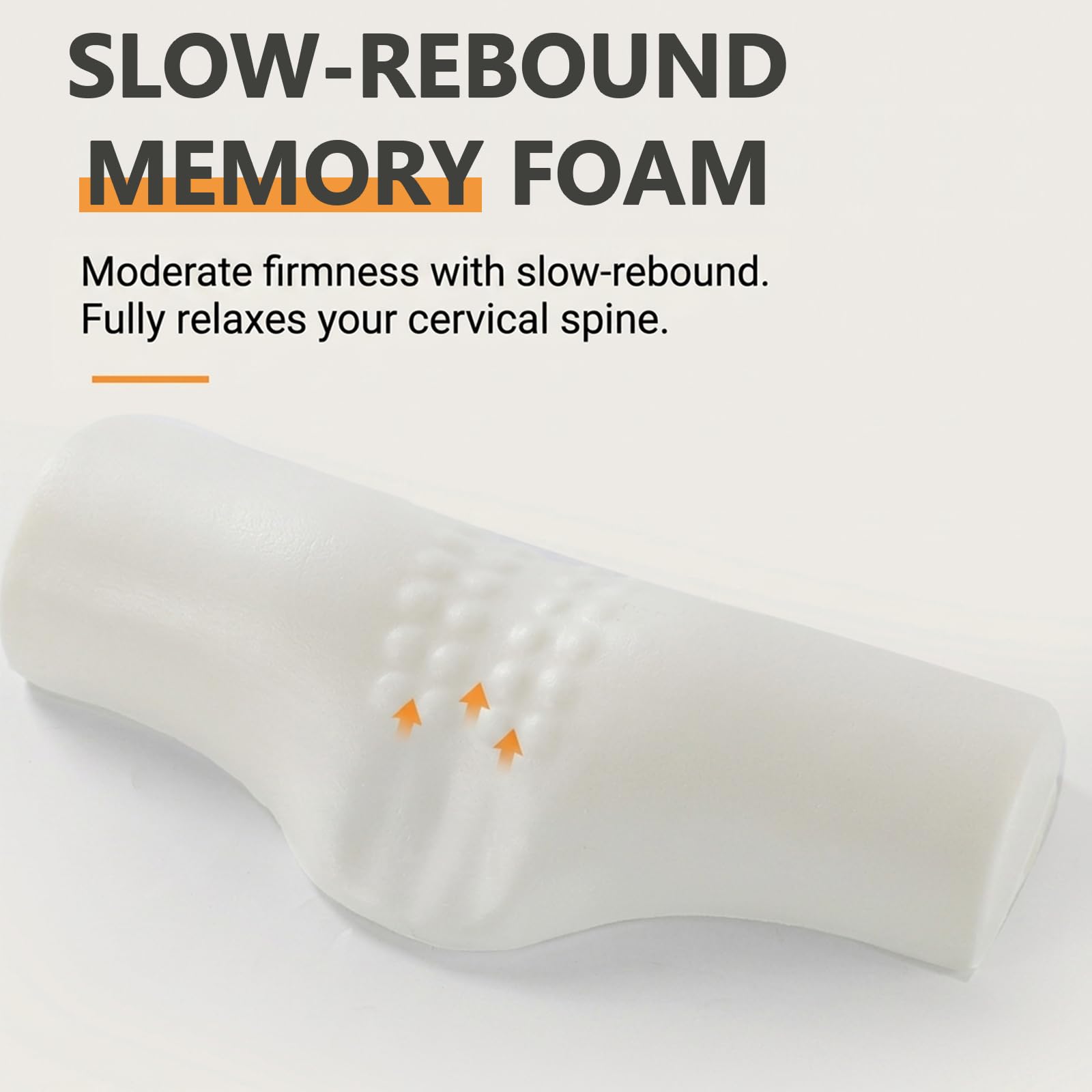 Cuscino Cervicale, Cuscino Ortopedico Ergonómico In Memory Foam Per Sostenere La Cervicale E Alleviare Il Dolore, Ideale Per Dormire Bene E Migliorare La Postura