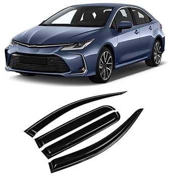 ウインドディフレクター 用カローラウィンドウバイザーウィンドディフレクターサンレインガードE210セダン2019 2020 2021 Amazon.co.jp: ウィンドウバイザー サイドウィンドウバイザーサンレインディフレクターガードオーニングシェルター ために カローラ 2019  2020 2021+ セダン サイドドアバイザー : 車＆バイク