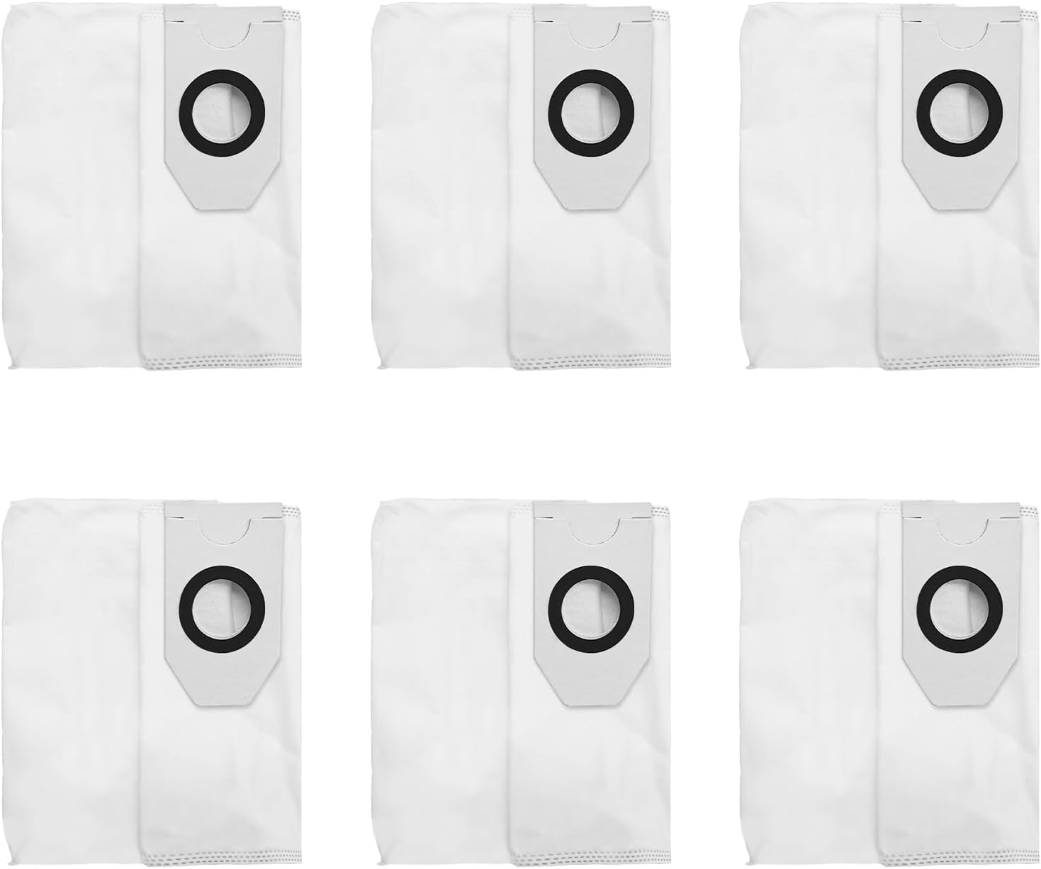 Accessories Kits Compatible for Midea V12 Robot Vacuum Cleaner Parts, 1 Main Brush + 6 Side Brush + 3 Filter + 3 Mop Cloth + 3 Dust Bag
