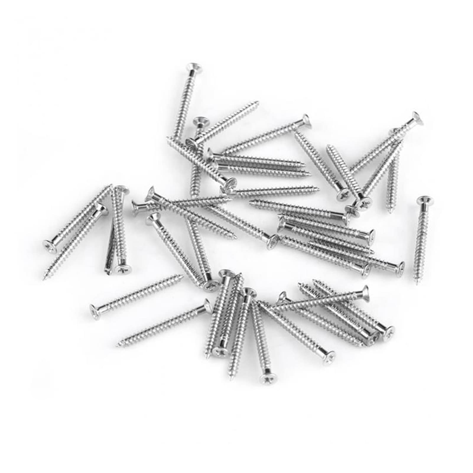 Wshao Store 800 Pz Set A Vite Autofilettante 304 Acciaio Inossidabile Acciaio Inossidabile Spoterunk Testa M2 4/5/6/8/10/12/16/16 / 20MM Viti Placcati in Nichel Tornillos (Color : 800pcs)