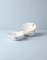 Vista 23 de Lenox Butterfly Meadow 817046 - Juego de 6 platos para aperitivos, 3.05 libras