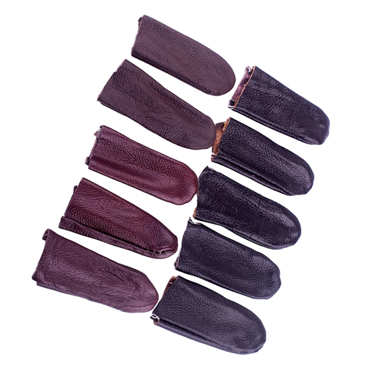 Healeved 10pcs Cover Finger Cut Proof Gloves Finger Protector Reusable Finger Covers Thumb Protector Waterproof Cots Finger Bandage Finger Cot Sewing Finger Thimble Finger Thumb Protector