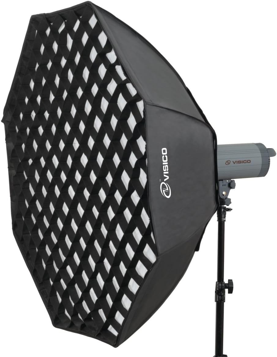 EINSTEIN 95cm Octagonal Softbox w Honeycomb Grid AlienBee AlienBees