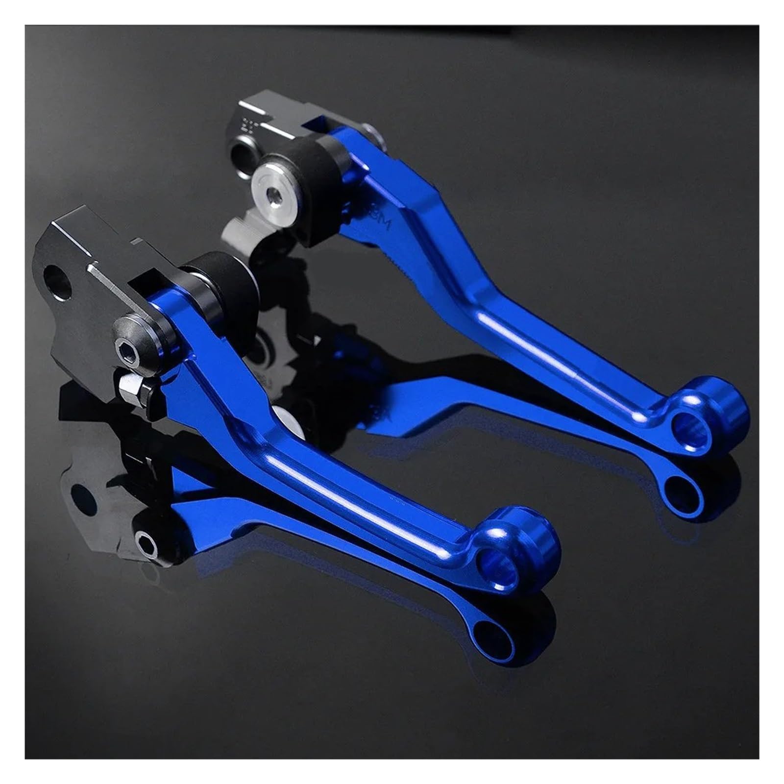 Hguvsjd for TTR125 for TTR125L for TTR250 for TTR600 1993-2017 CNC Motorcycle Dirt Pit Bike Motocross Pivot Brake Clutch Levers Motorcycle Brake Lever(Blue)