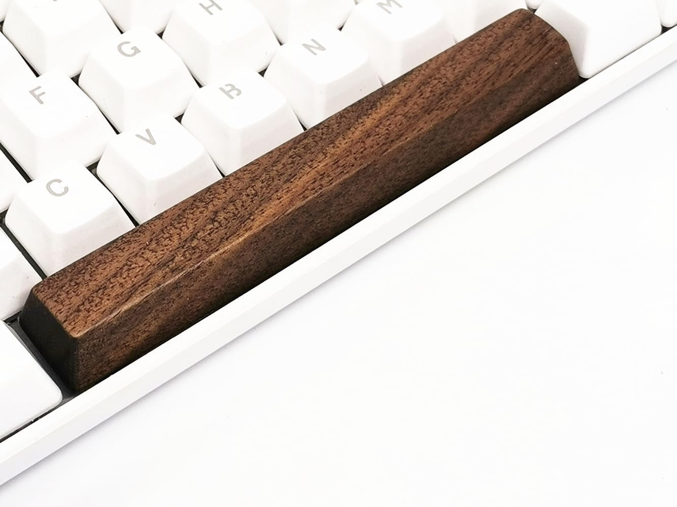 Handmade Wooden Spacebar Keycaps,Custom Natural Solid Wood Artisan Keycap,6.25u Space Bar Keycap for MX Switch Gaming Mechanical Keyboards (Walnut)