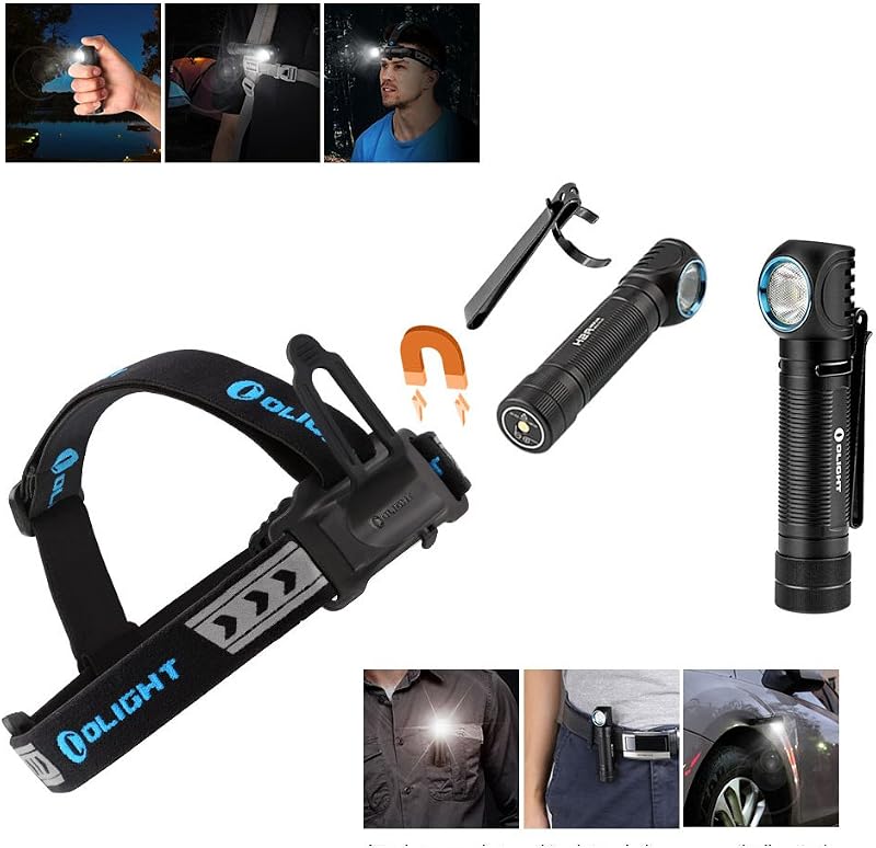 Olight H2R Nova LED fejlámpa 2300 lumen, 18650 akkumulátor, 5 fokozat, kerékpár camping túrázás