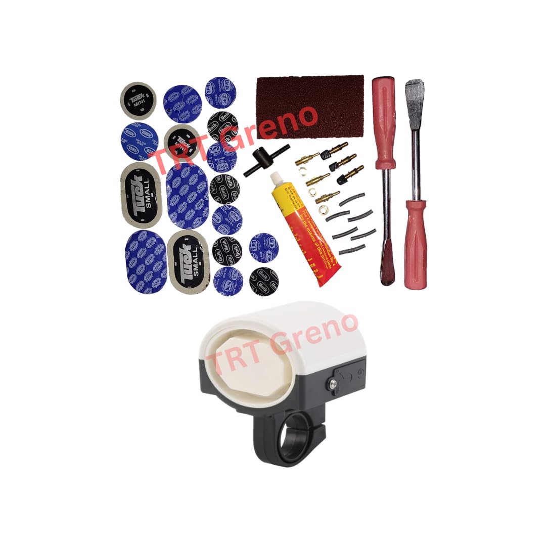Combo of High Sound Quality Horn/Buzzer for Cycle and Cycle Tubular Tyre Complete Puncture Repair Kit of 40 Pieces in transaprent Pouch (B0CRRVZM79) Amazon Price History, Amazon Price Tracker