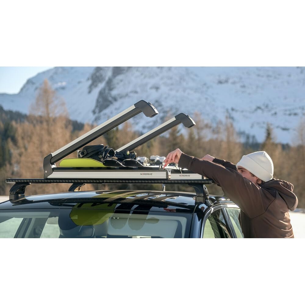 NORDRIVE Skihalterung Pro Slider Skiträger für Auto, Van