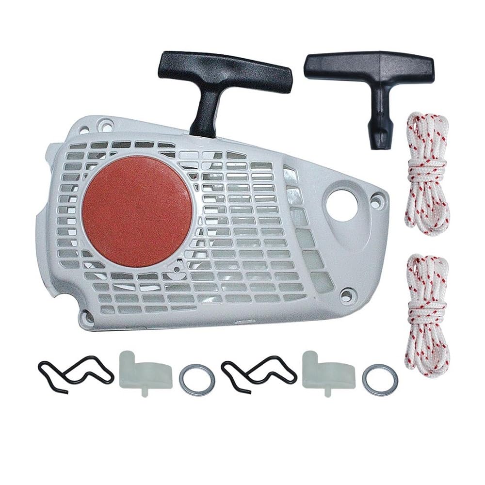 Yrcekh One Color Replace 1137 080 2108 Recoil Starter Handle Rope Pawl Kit Compatible With S-Tih Ms192t Ms192tc Ms193t Chainsaw