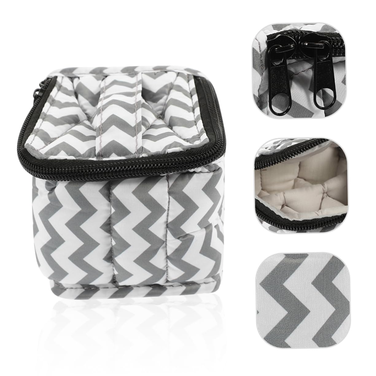 Ipetboom 2Pcs Nail Polish Organizer Bag with Portable Storage for Nail Supplies Durable and Protective Case for Fingernail Polish and Gel Bottles for Travel and Home Use