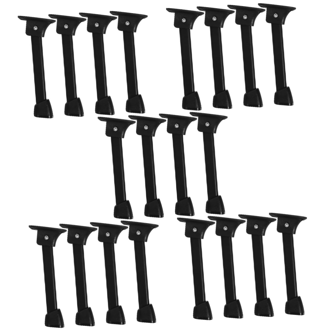 OSALADI 20 Piezas Patas De Mesa De Comedor Plegables Patas De Mesita De Noche Patas De Mesa Plegables Escritorios De Estación De Trabajo Pies Roscados Paleta Ajustable Patas De Muebles