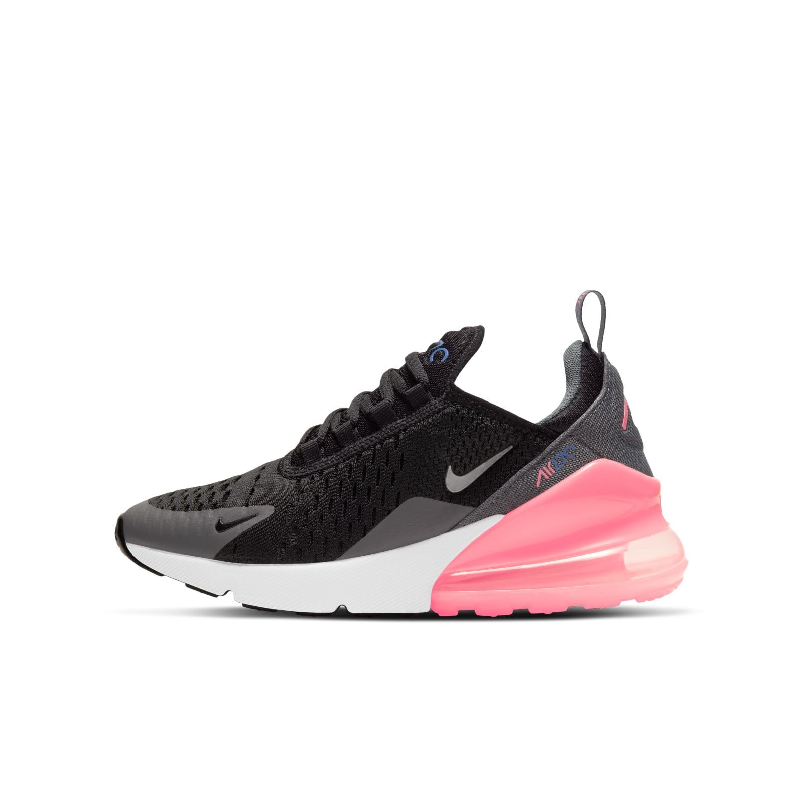 NIKE Kaishi (PS) Unisex Shoes, Black Black Metallic Silver Smoke Grey