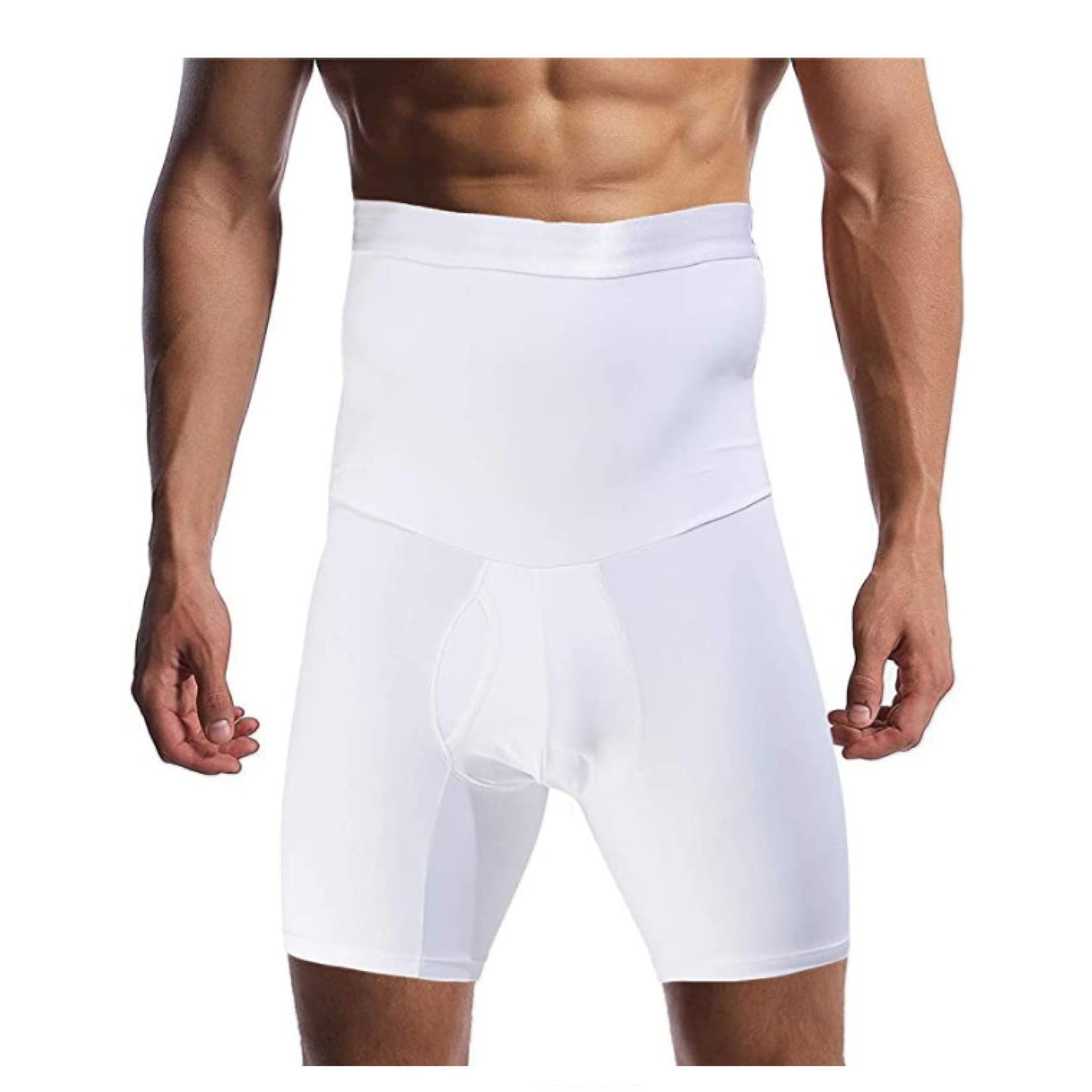 Pantalones cortos de compresión con control de barriga para hombre 8