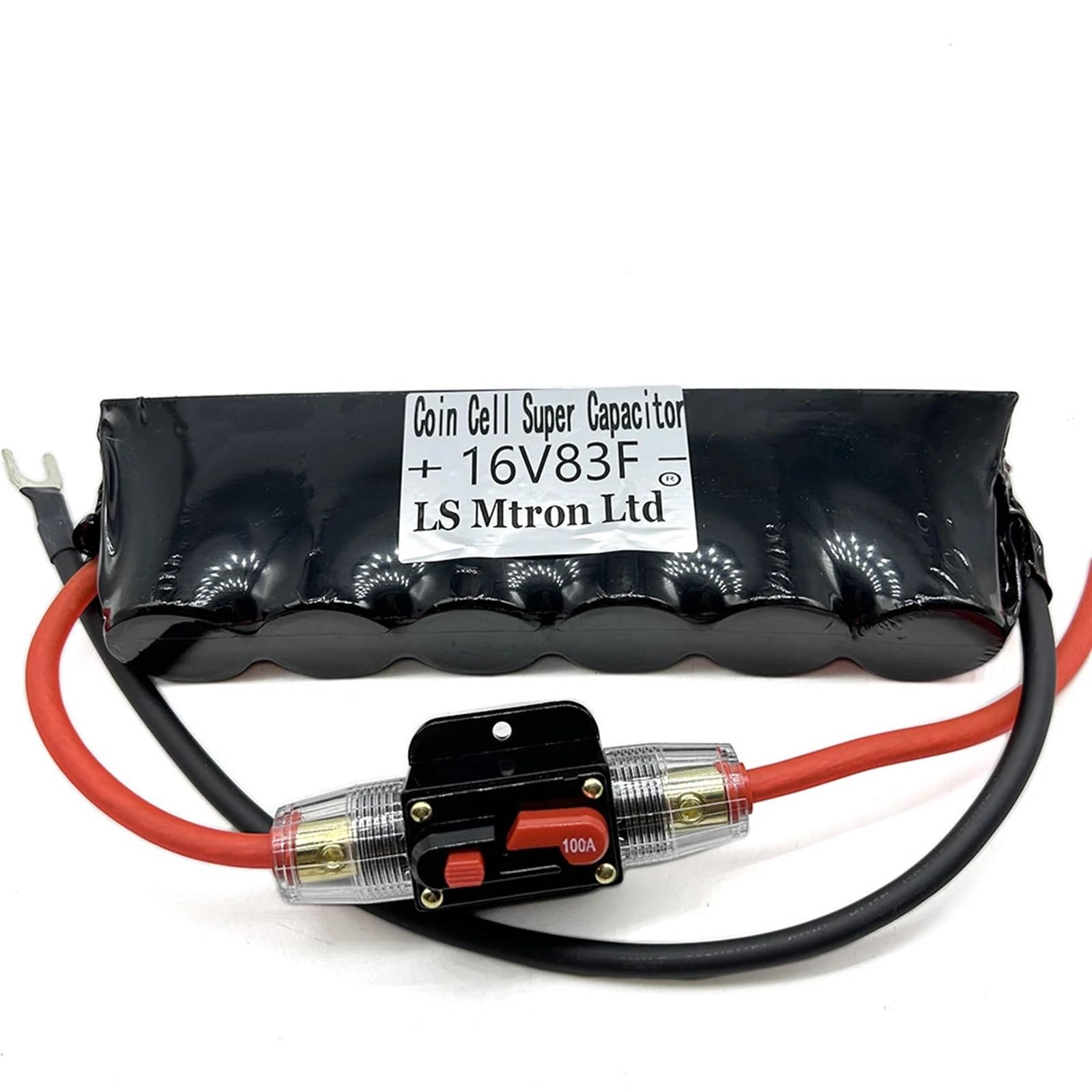 MGIMGFKZD 16V83F Capacitor Automobile Rectifier Module 2.7V500F Capacitor with Heat-Shrinkle Shell Power Supply