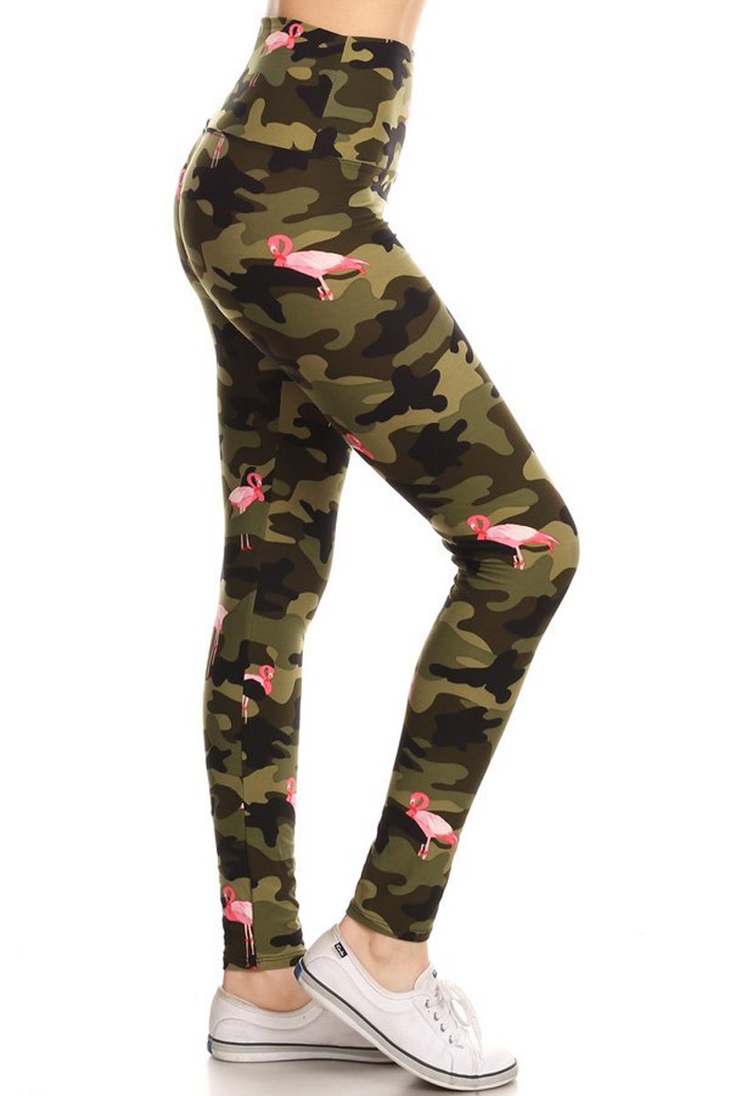 Leggings DepotLeggings Depot High Waisted Camouflage & Multiple Print Leggings for Women - Reg, Plus, 1X3X, 3X5X