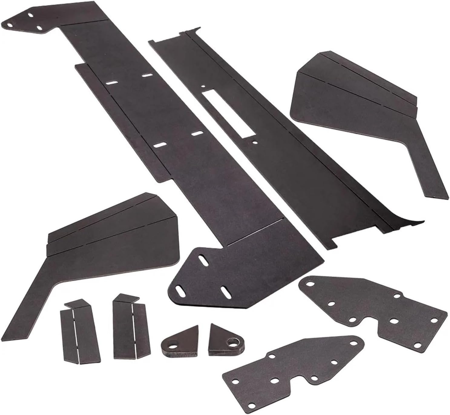 DIY Front Winch Bumper Bare Metal Plate Fit For Jeep Cherokee SE Sport 84-01 Mount