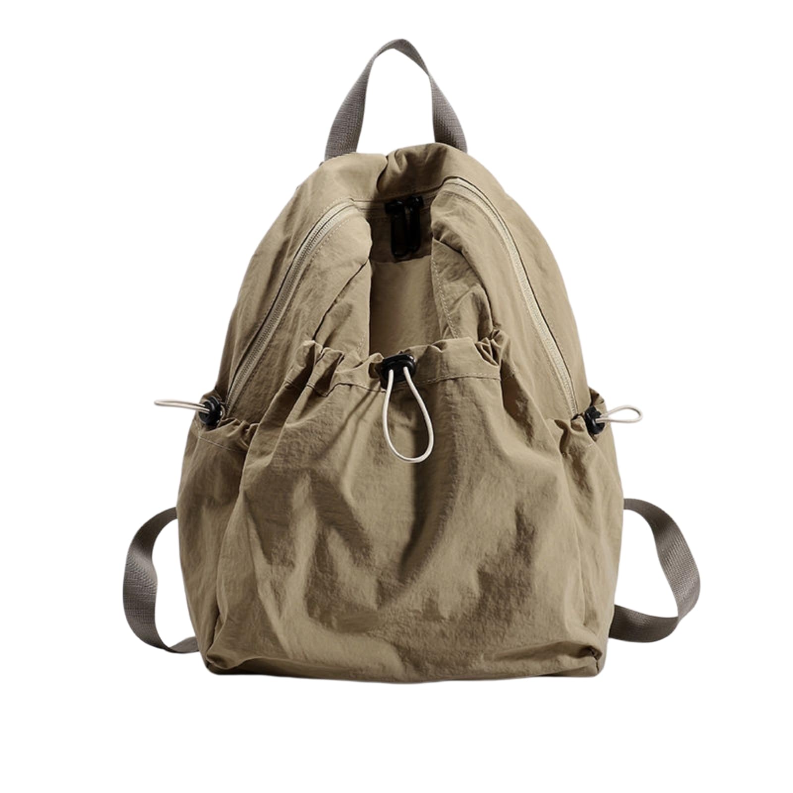Zaino Fashion Cordo Zaino, Casual Daypack con Multi Tasche per Gli Studenti Scuola attività All'aperto-Khaki