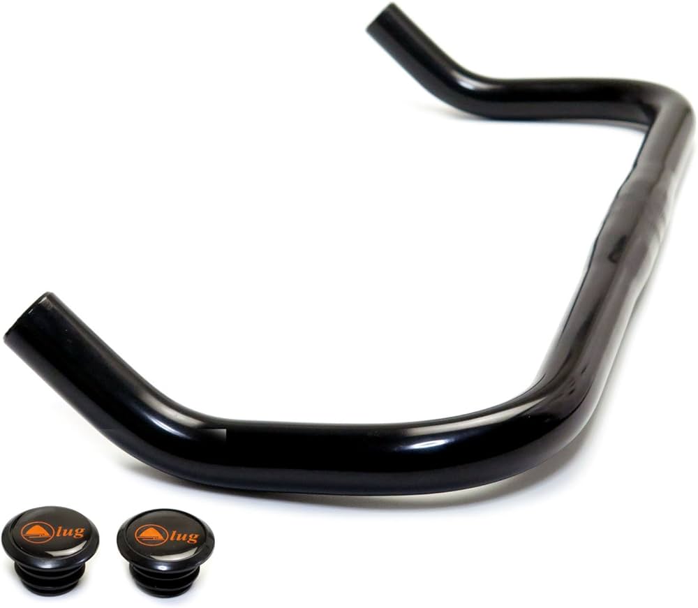 Amazon | アルミ 合金 ブルホーン バー フラット/ハンドル 幅 410mm