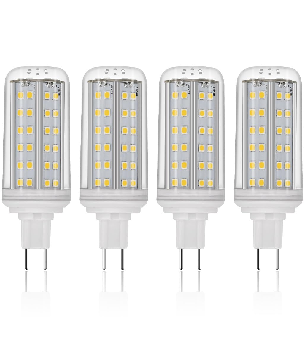 Lampadina LED G8.5 da 8 Watt Sostituisce la lampadina a ioduri metallici Powerball G8.5 CDM, lampadina di ricambio CDM-TC/CMH/HID/ T4.5, confezione da 4(3000K Warm White)