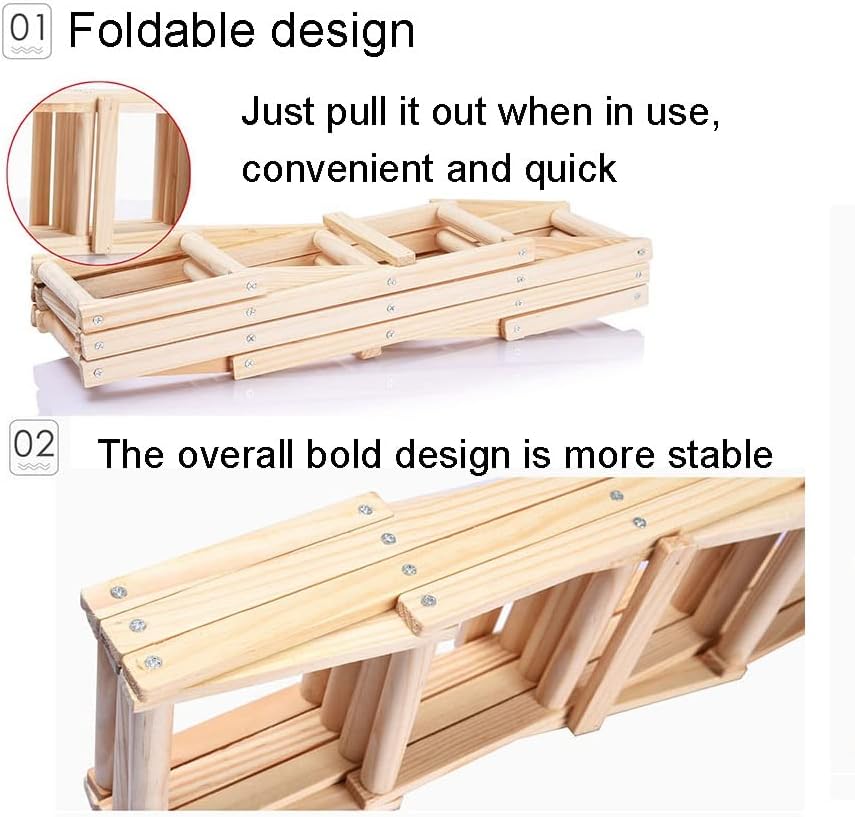 Wine Rack Foldable Tabletop Free Standing Wine Bottle Stand Holder Display Shelf for Home Kitchen Bar Cabinets Wood Wine Storage Racks Countertop (Color : Wood color, Size : Three)
