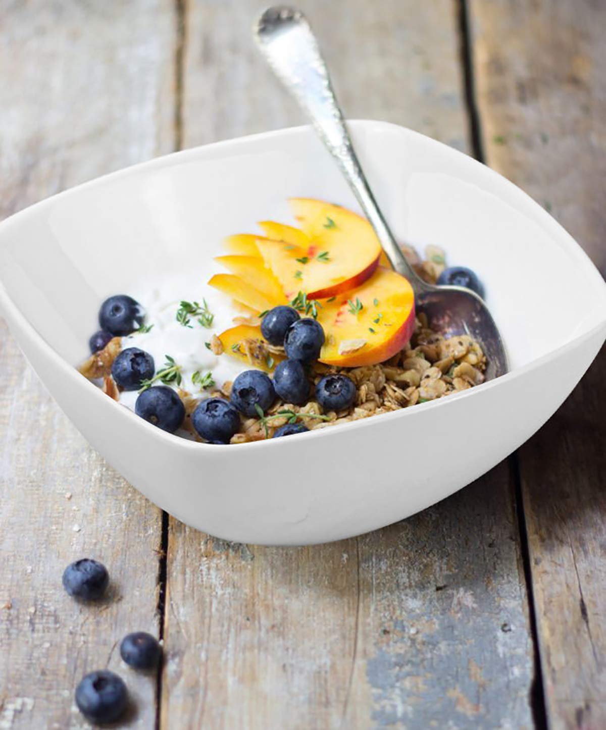 VEWEET Lot De 6 Bols à Céréales Zoey En Porcelaine - Capacité : 440 Ml - Diamètre