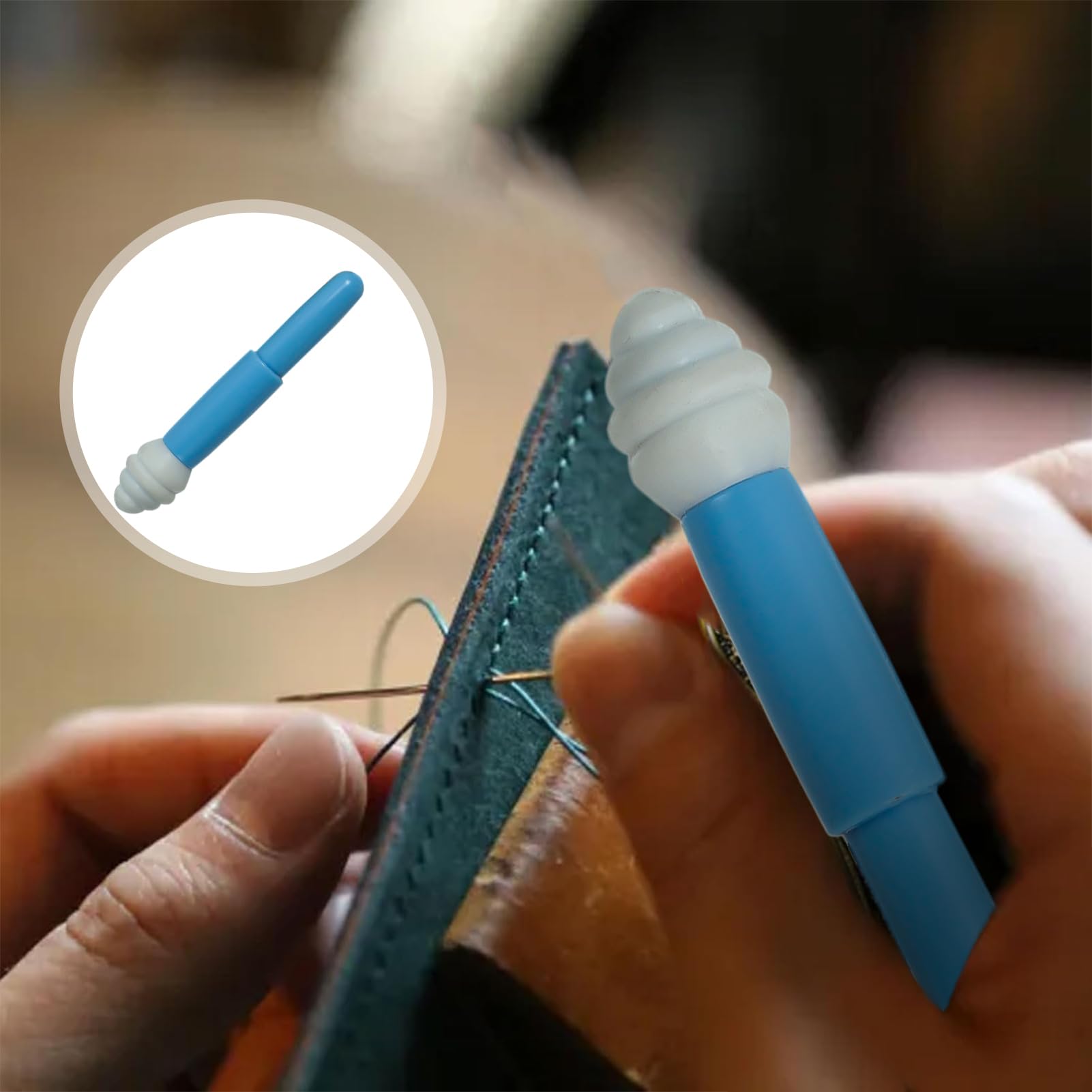 2-in-1-Naht Ripper-Professioneller -Entferner & Fadenschneider | Ergonomische Unpicker für Overlock-Stiche, Stick- und Nähprojekte (2-Pack)