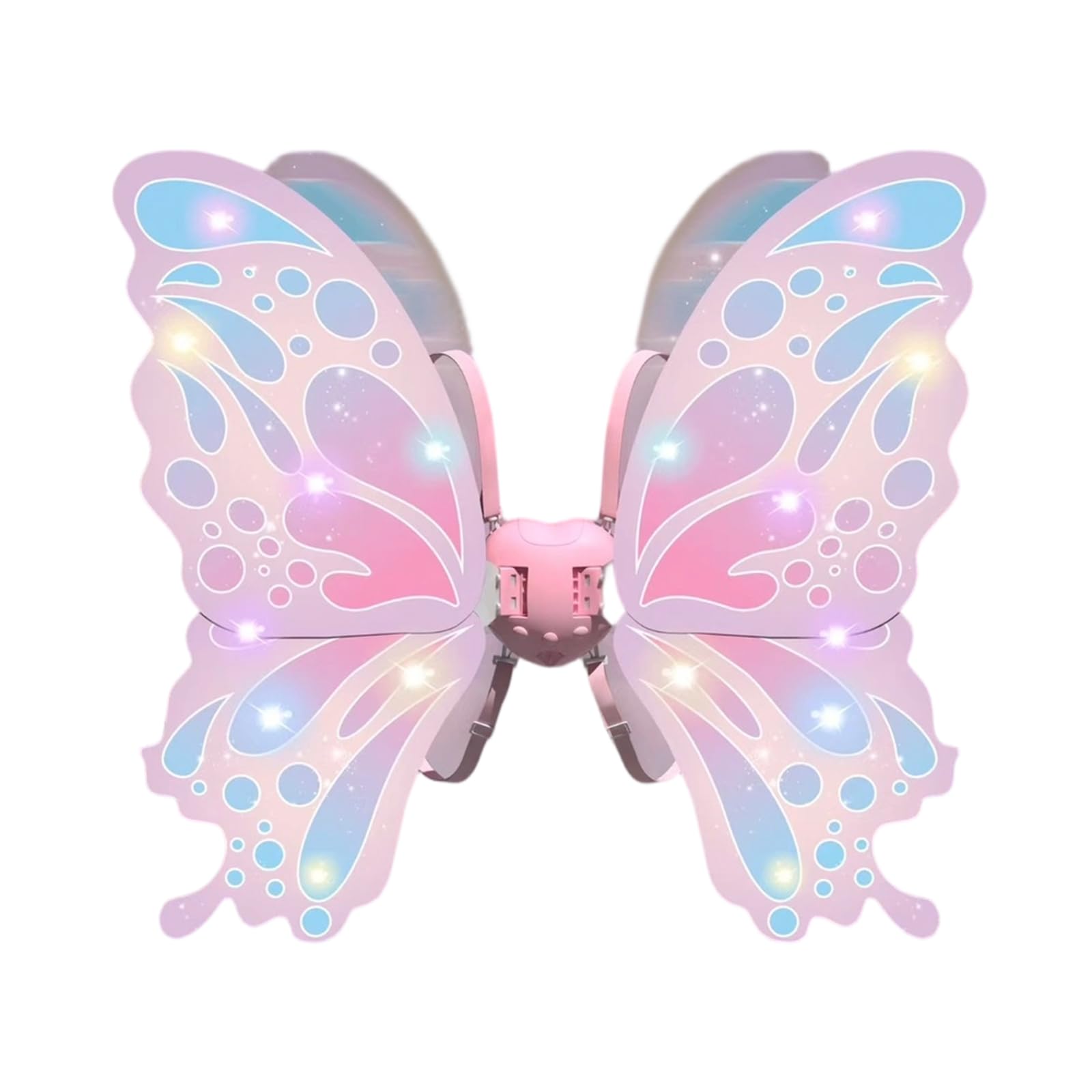 Jazuaiao Illuminated LED Butterfly Wing Costume Accessory Musical Butterfly Wing with Light for Children Halloween Birthday Party Glowing