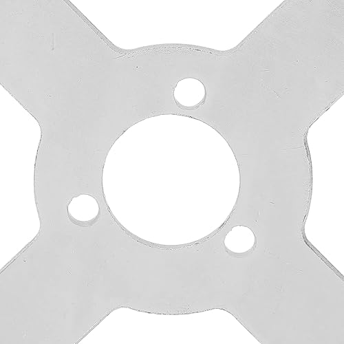 Miniatura 7 de VGEBY Piñón T8F 58T, Piñón de acero blanco T8F 58T, manivelas de 3 agujeros, 1.142 in, compatible con mini motocicleta de 4749 cc, ATV Kart,