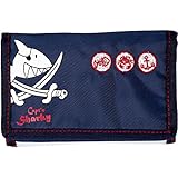 COOLES ACCESSOIRE - Mit dem Portemonnaie CAPT'N SHARKY in dunkelblau von Die Spiegelburg können die Kleinen ihr Taschengeld sicher aufbewahren und es sieht dabei noch toll aus.