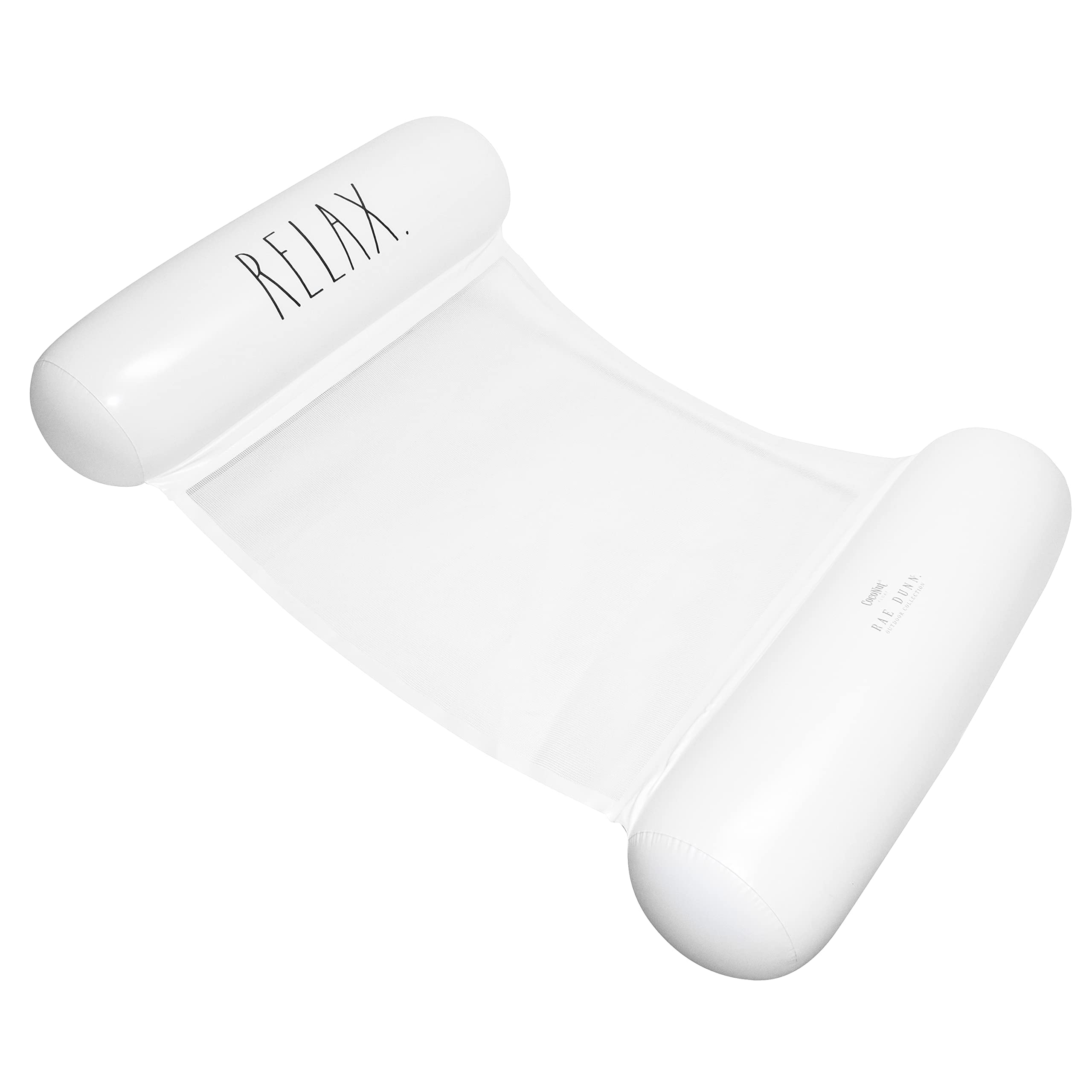 Rae Dunn x CocoNut Float Adult Hammock Float - Adult Size Multi-Purpose Inflatable Drifter, Saddle Float & Lounge Chair - Versatile Ride-On for Summer