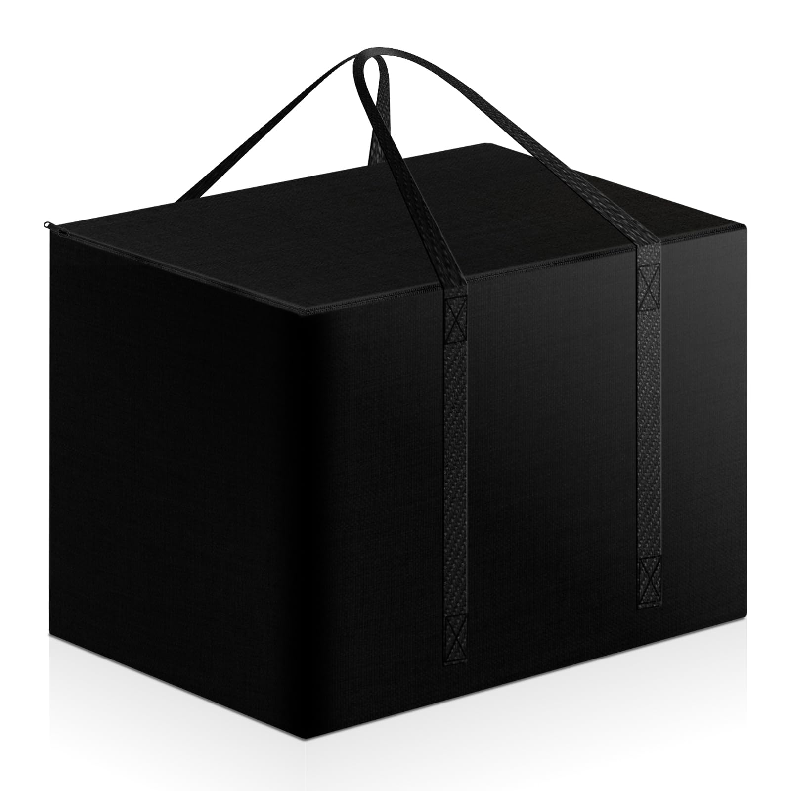 Sac de Rangement pour Salon de Jardin: Organisateur de Coussins de Meubles D'extérieur Imperméable, Rangement pour Coussins de Jardin en Tissu Oxford 420D, avec Poignée, 80x80x60cm, Noir