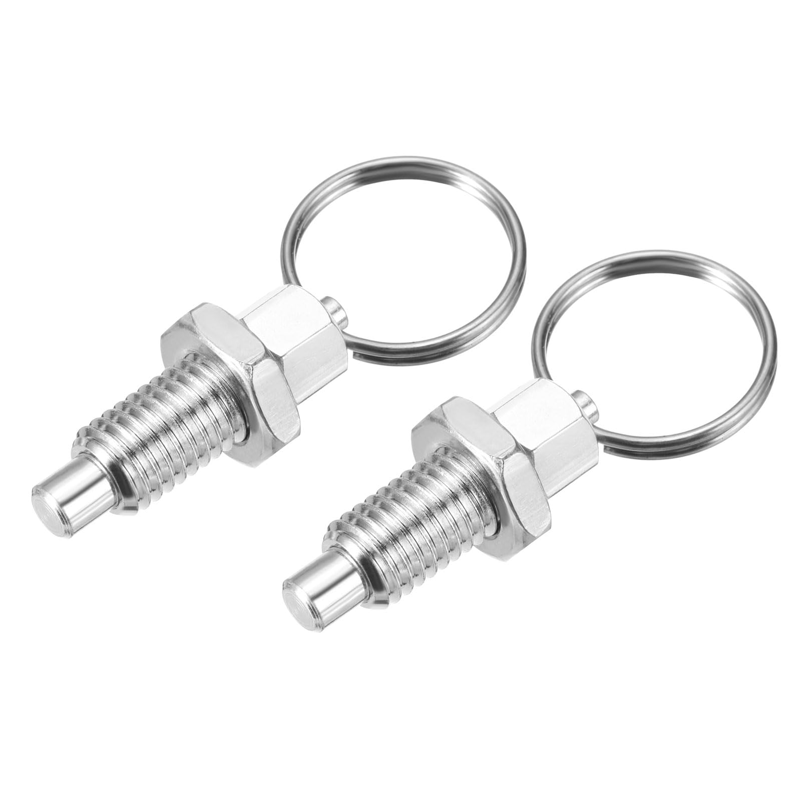 PATIKIL 2 Pcs Spring Plunger with Pull Ring