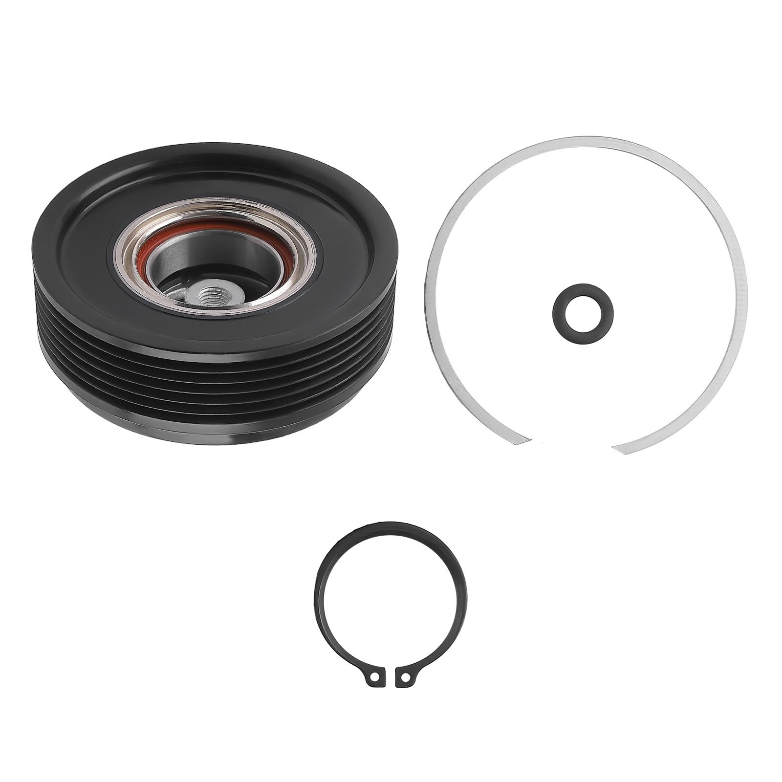 AC Compressor Clutch Fit for BMW 1 3 X1 E81 E90 447180-9590 Air Conditioning Compressor Magnetic Clutch Pulley Magnetic Coil