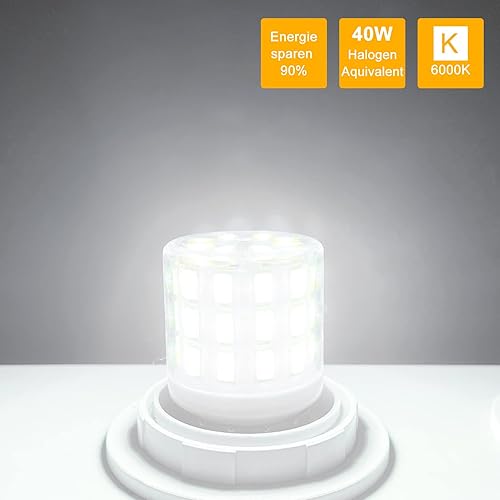 Miniatura 6 de Bombilla LED de repuesto para refrigerador CA 100-265V 3.5W KEI D34L E26 40W lámpara equivalente halógena luz blanca 6000K 600Lm 4W Electrodoméstico
