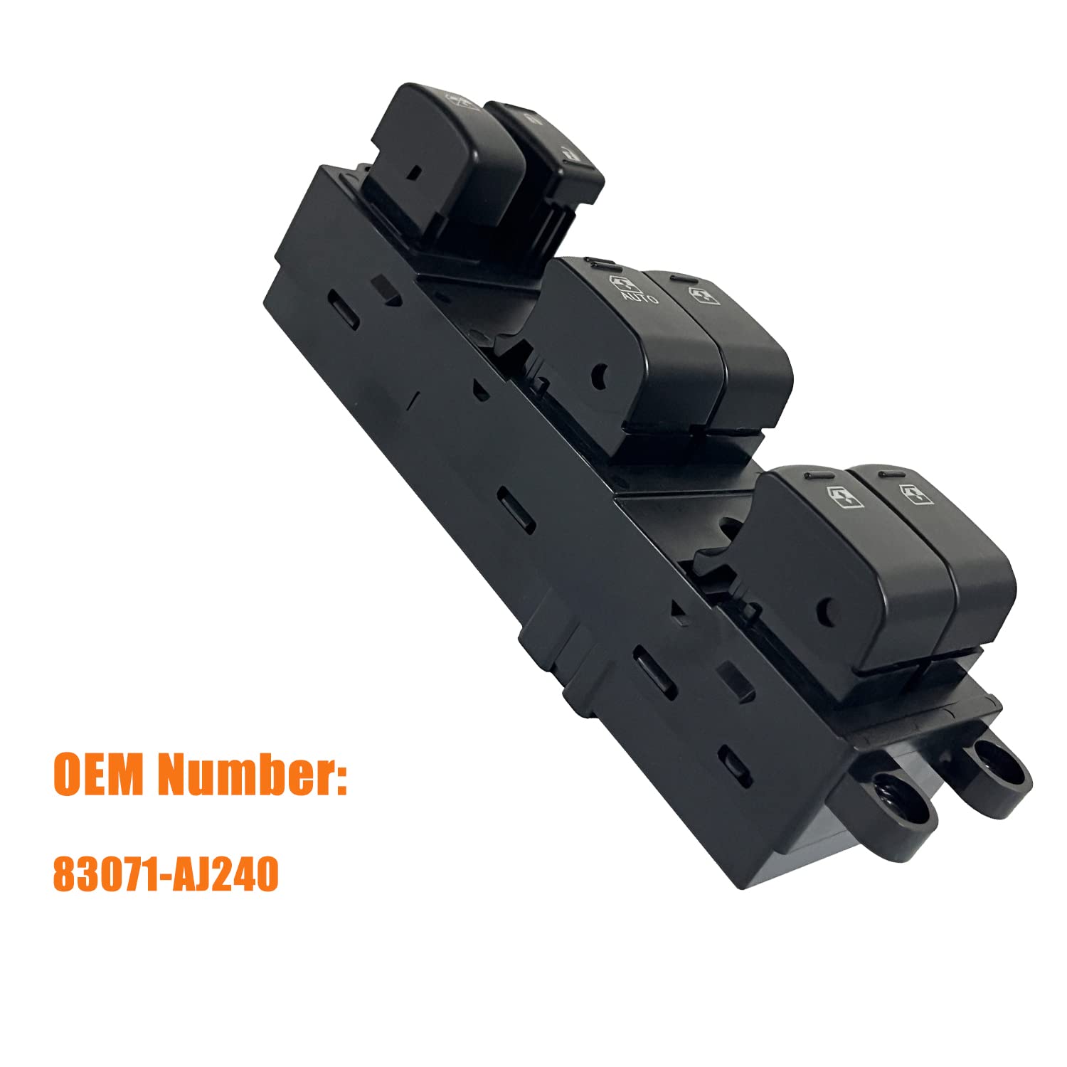 TINJO Power Window Control Switch fit for 2013-2015 Subaru Outback, Replace OEM 83071-AJ240, Front Left Driver Side Power Window Master Control Switch Button 13-15