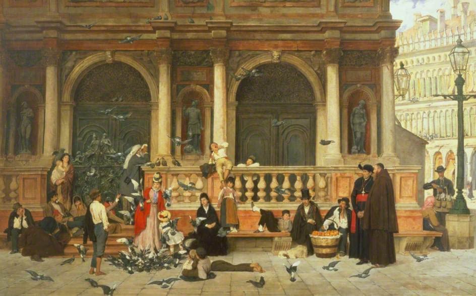 Affiche Toile Saint-Marc Adolf Echtler portrait d'art pour décoration murale de salon 60x90cm