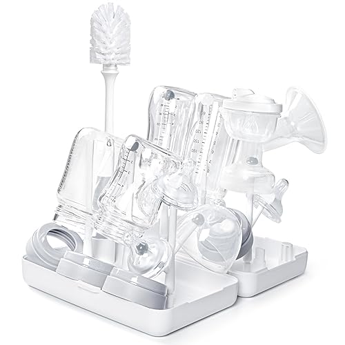 Termichy Estante de secado de biberones de viaje tamaño compacto con gran capacidad para mamá trabajadora visitar a familiares amigos o acampar con