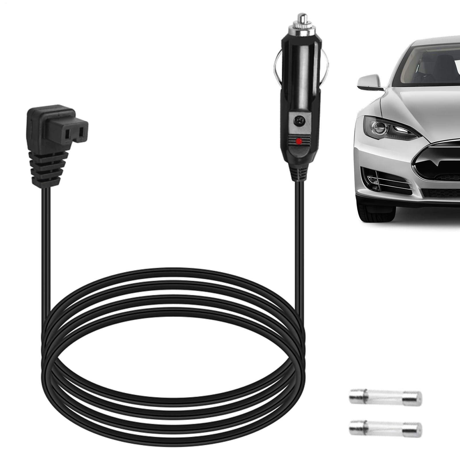 Cavo universale per adattatore di alimentazione a 2 pin per scatola di raffreddamento per auto Mini frigorifero DC12V 24V Cavo accendisigari per auto con fusibile 10A  13