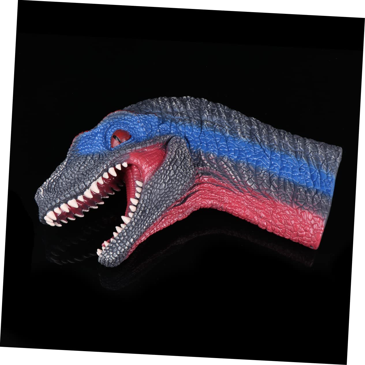 Juguete de Dinosaurio Marioneta de Mano para Niños Mandíbula Articulada y Pintura Detallada para Juego de rol y Creatividad