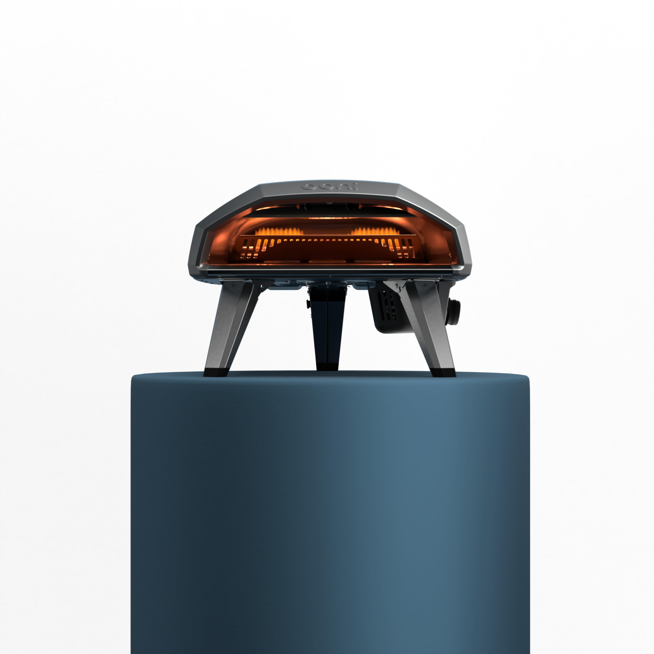 Ooni Koda 2 Horno de Pizza a Gas 14" – Azul Pizarra – Horno Para Pizza a Gas Portátil con Tecnología G2 – Compacto y Potente – Pizza Napolitana en 60 Segundos – Ooni Pizza Oven (37 mbar)